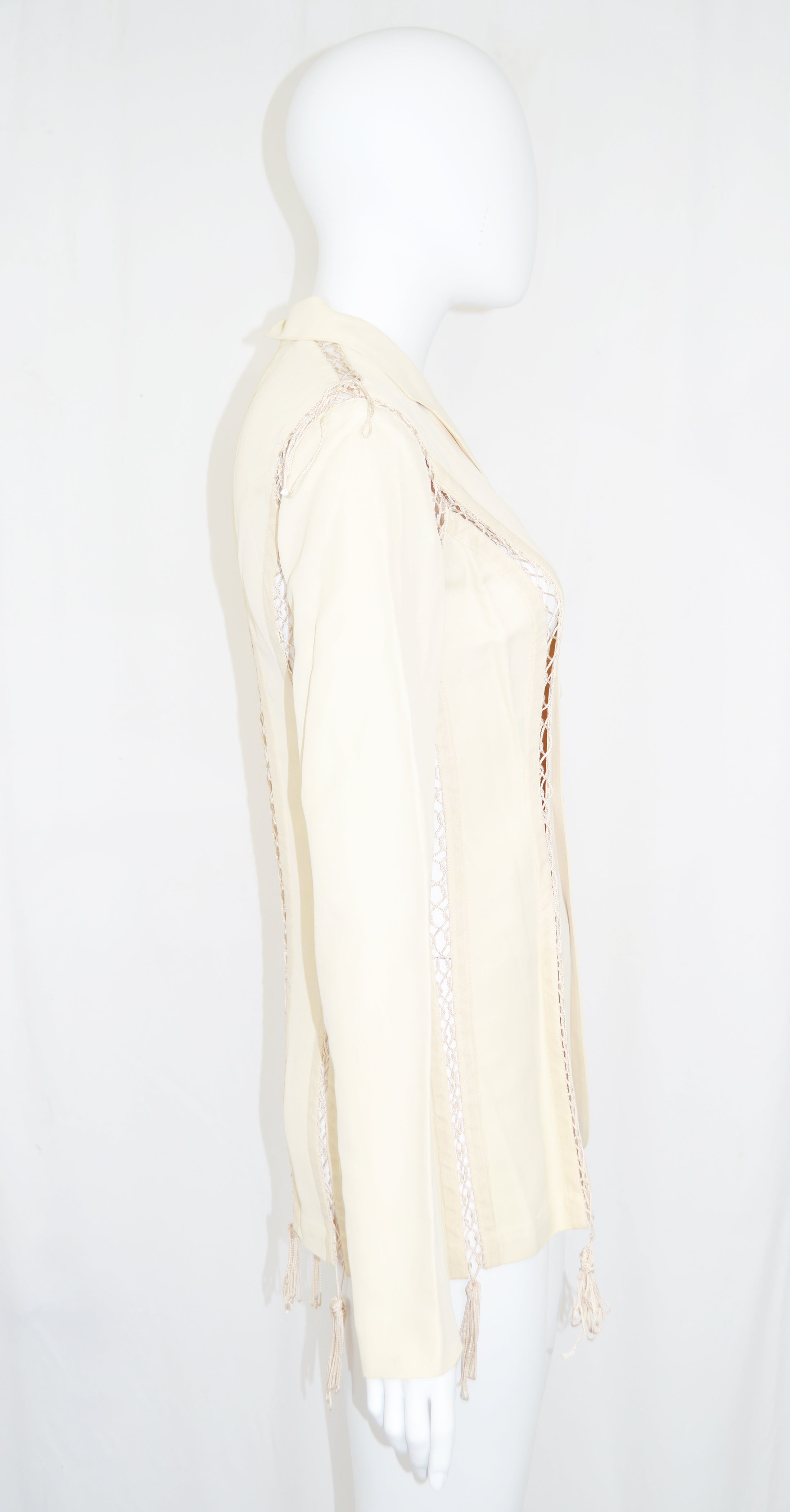 JEAN PAUL GAULTIER SS 1994 Lace Up Jacket