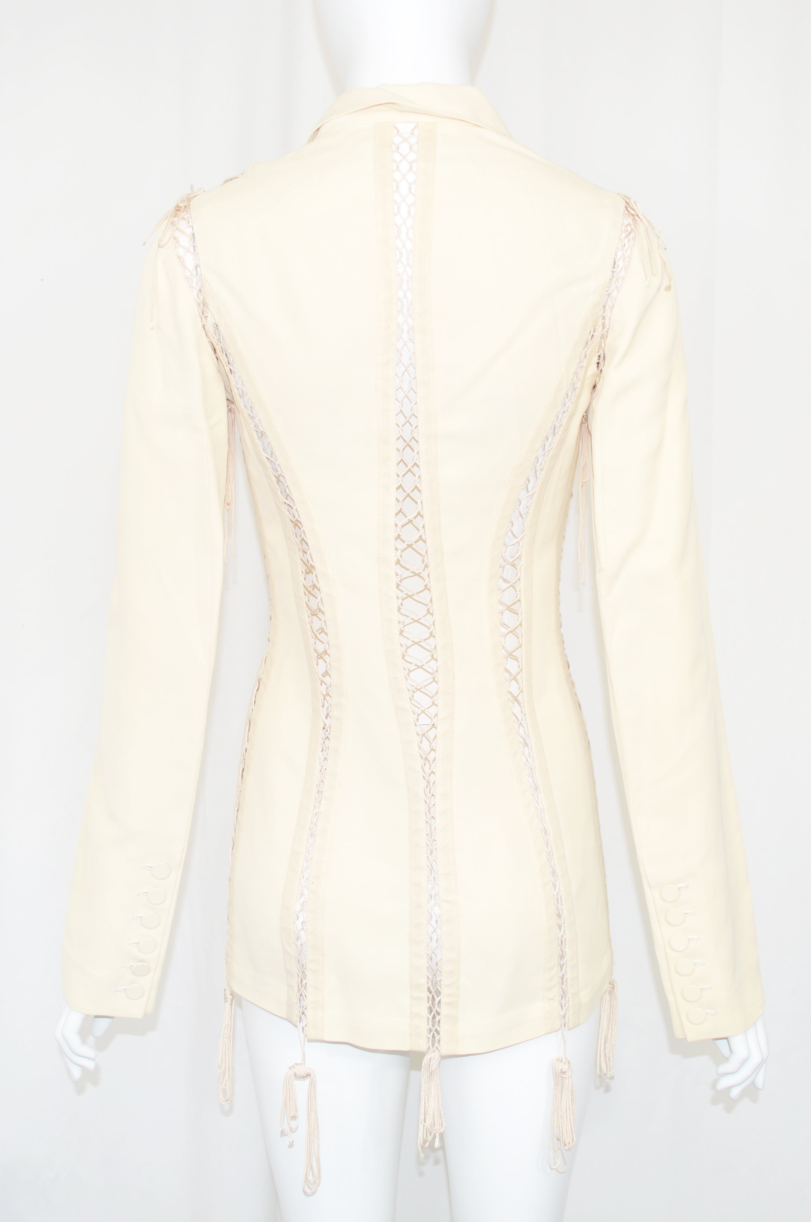JEAN PAUL GAULTIER SS 1994 Lace Up Jacket