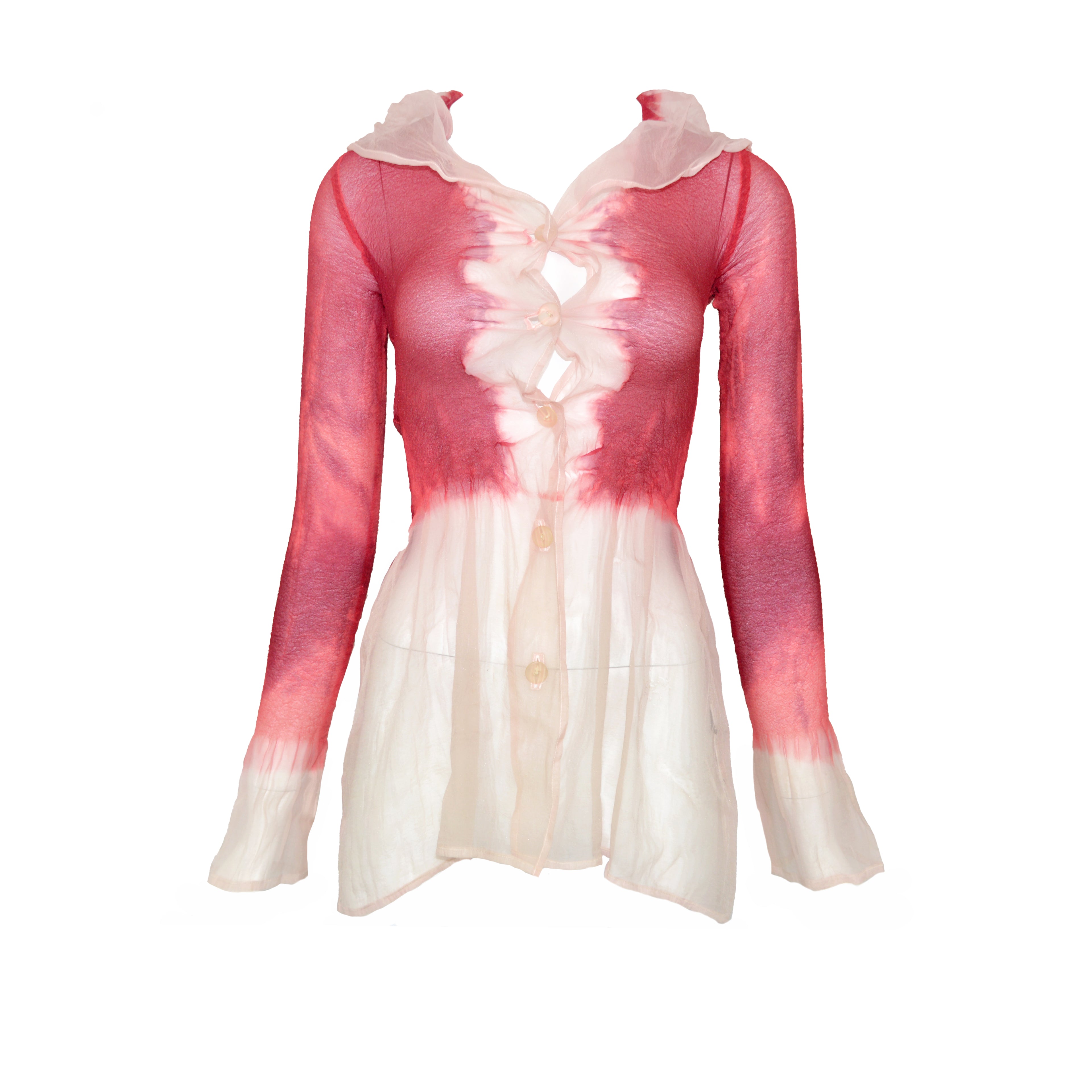Yoshiki Hishinuma 1996 Sheer Blouse