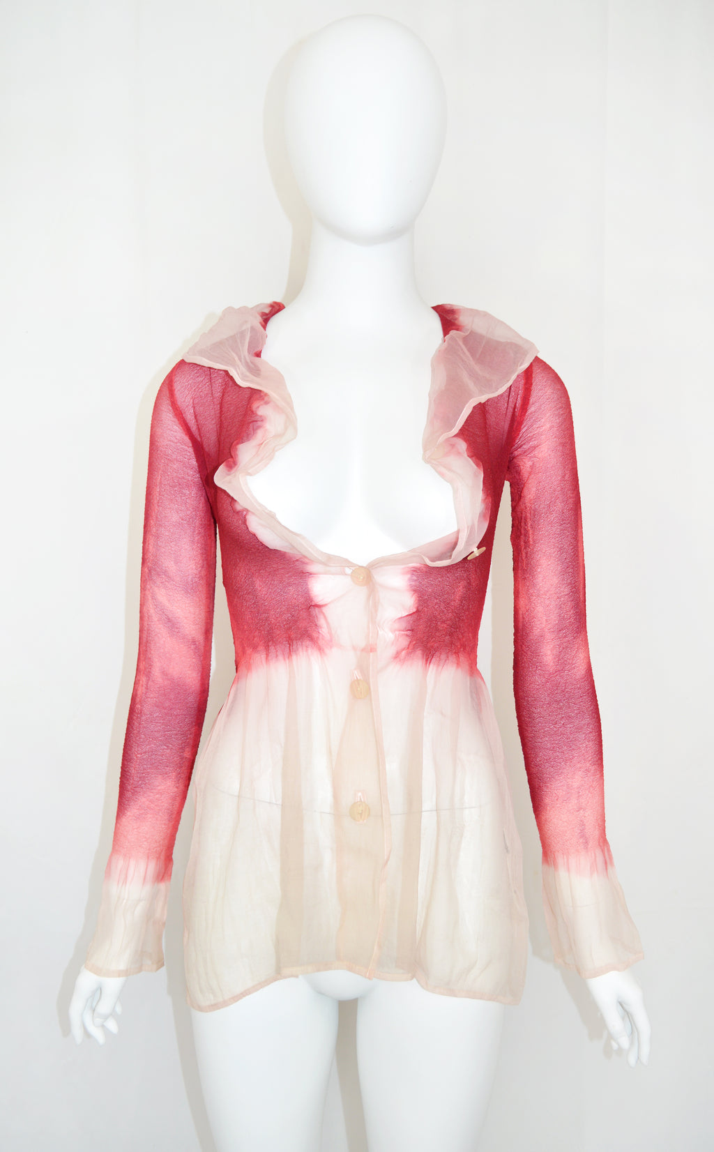 Yoshiki Hishinuma 1996 Sheer Blouse