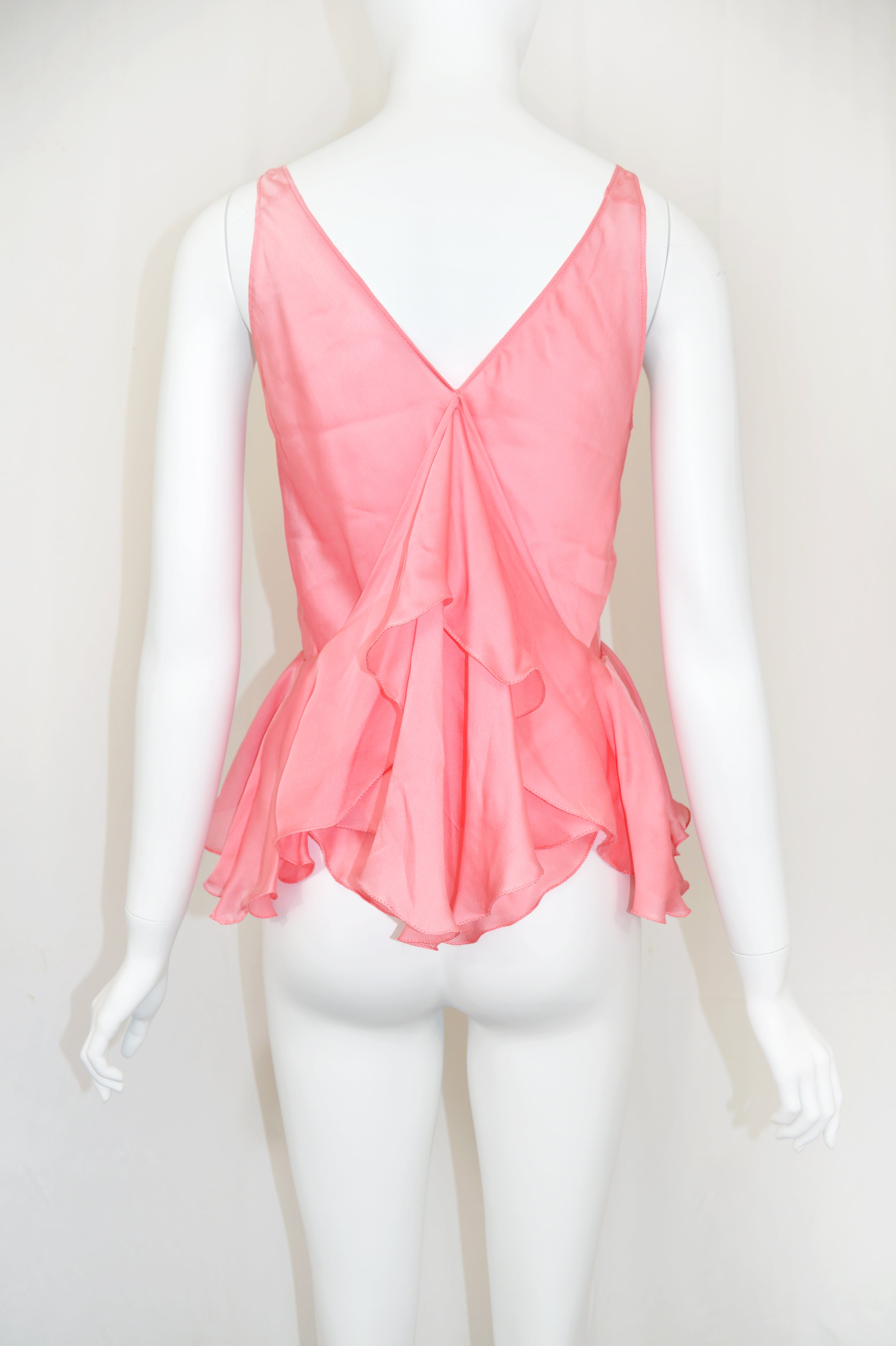 Olivier Theyskens 2001 Silk Blouse