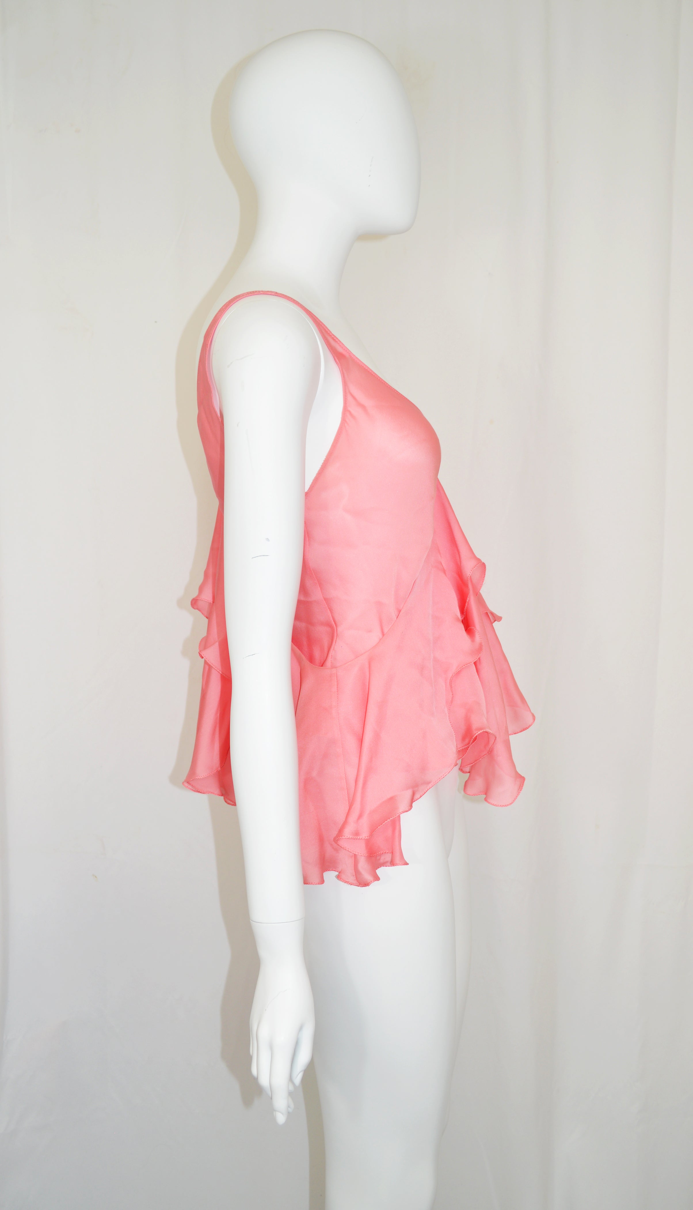 Olivier Theyskens 2001 Silk Blouse