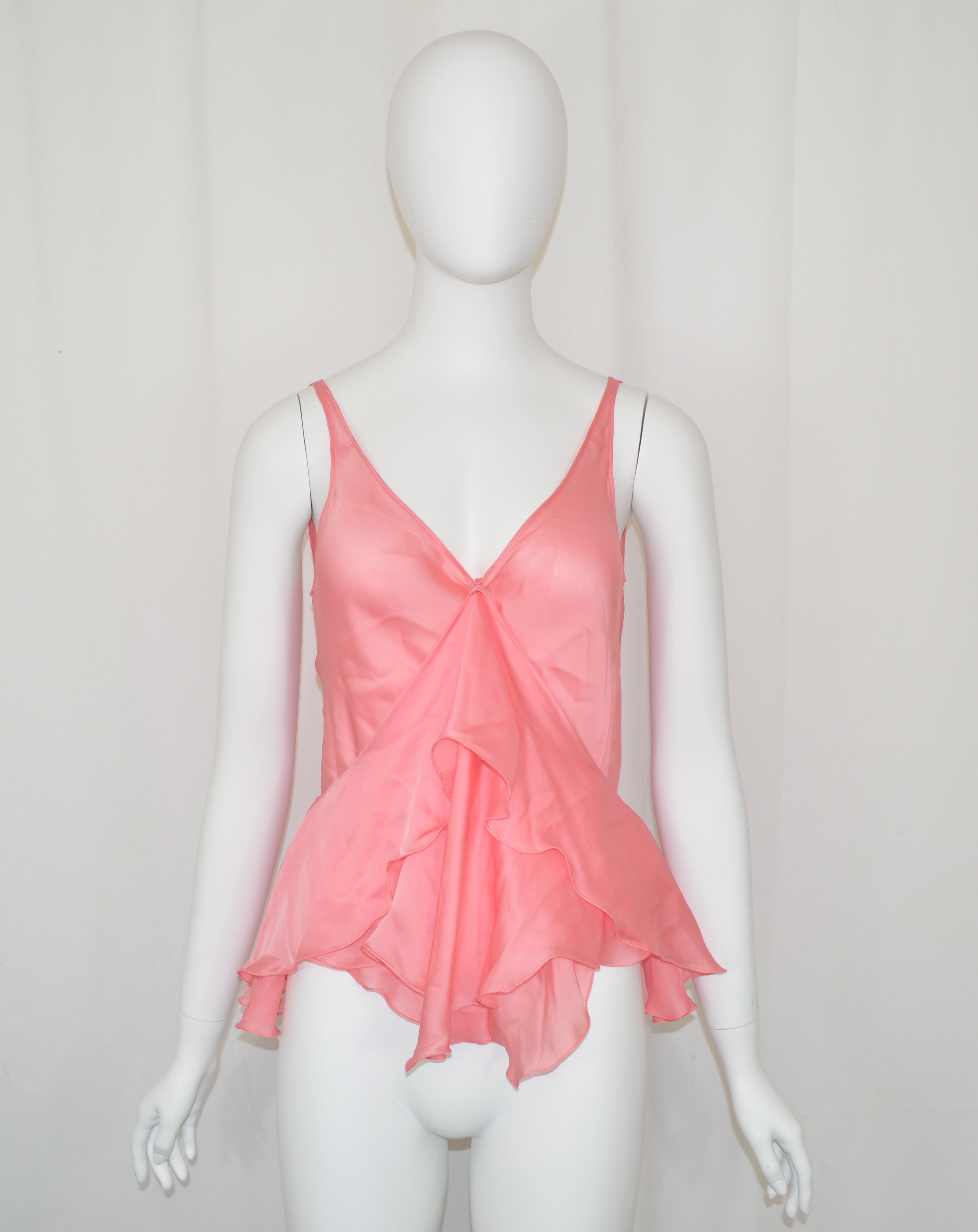 Olivier Theyskens 2001 Silk Blouse