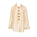 Romeo Gigli 1990s PORTRAIT BUTTON BLOUSE