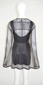 Junya Watanabe 2013 MESH CAPE DRESS