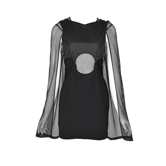 Junya Watanabe 2013 MESH CAPE DRESS