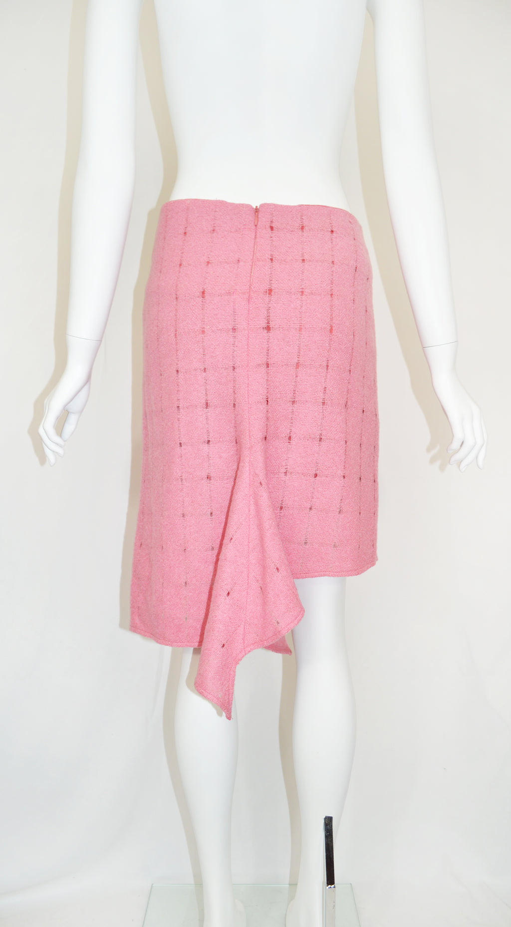 Martine Sitbon Asymmetric Wool Skirt