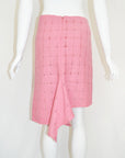 Martine Sitbon Asymmetric Wool Skirt