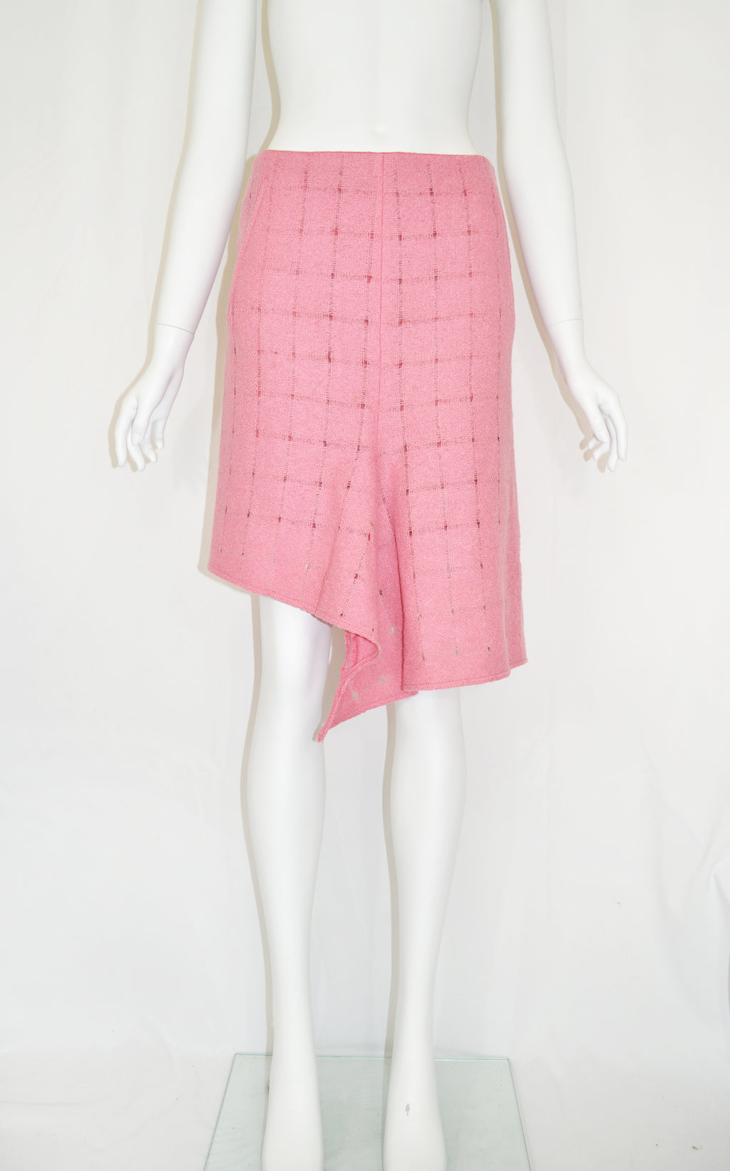 Martine Sitbon Asymmetric Wool Skirt