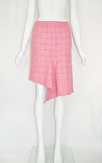 Martine Sitbon Asymmetric Wool Skirt