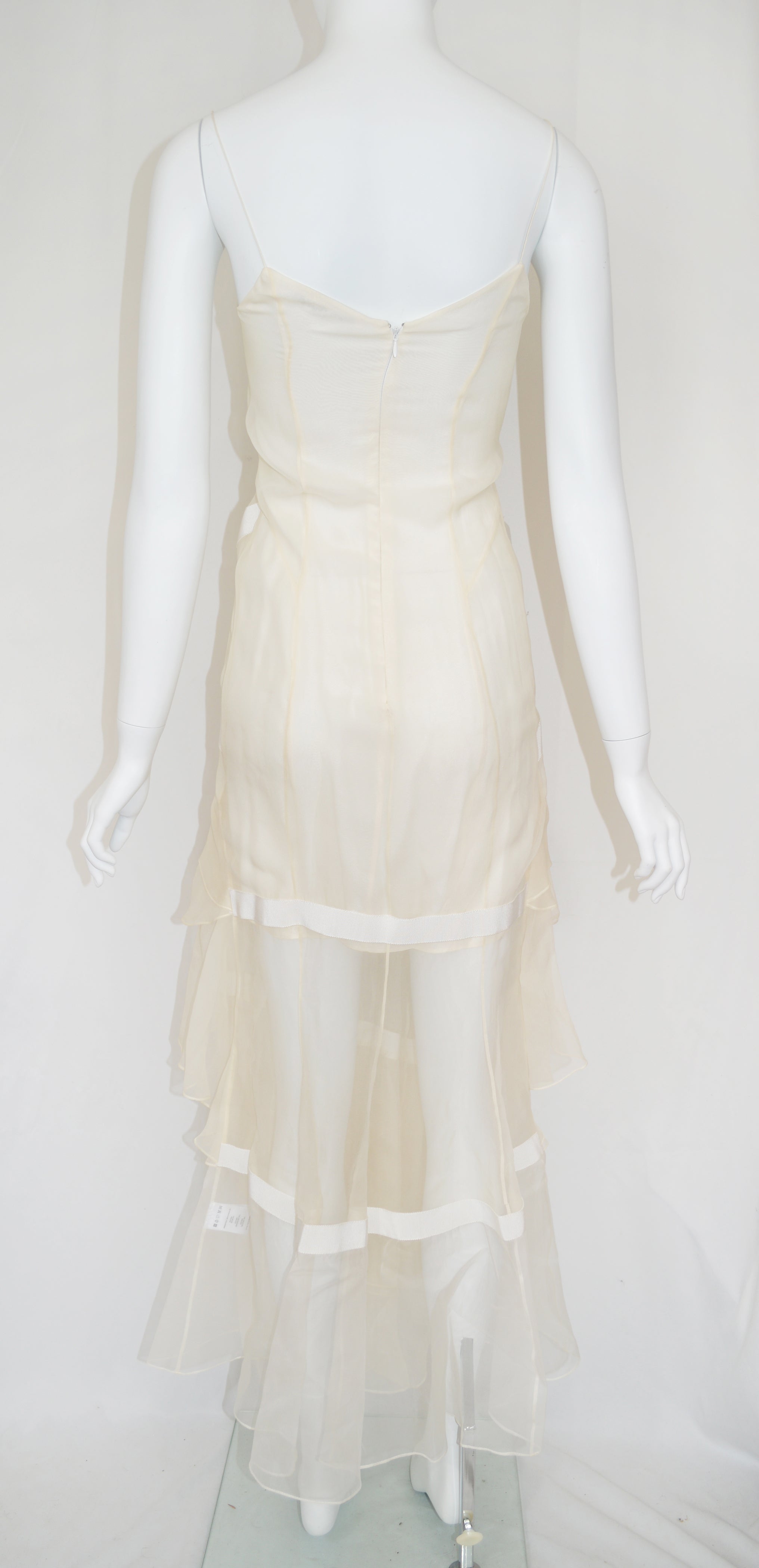 Olivier Theyskens FW 2018 Organza Tiered Dress