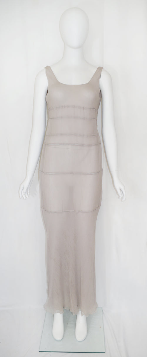 Alberta Ferreti Chiffon Silk Dress