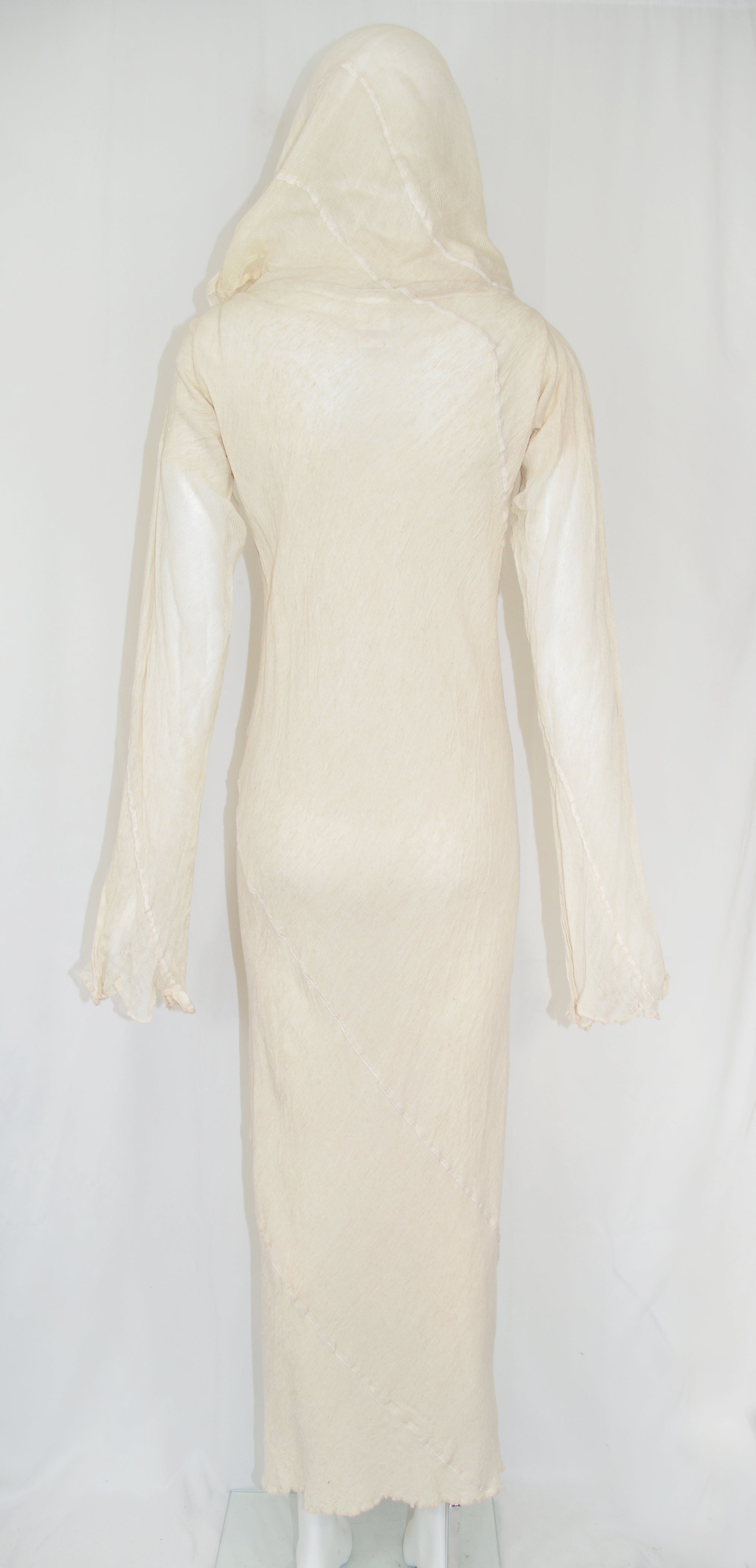 Issey Miyake 1998 Linen Dress with Hood