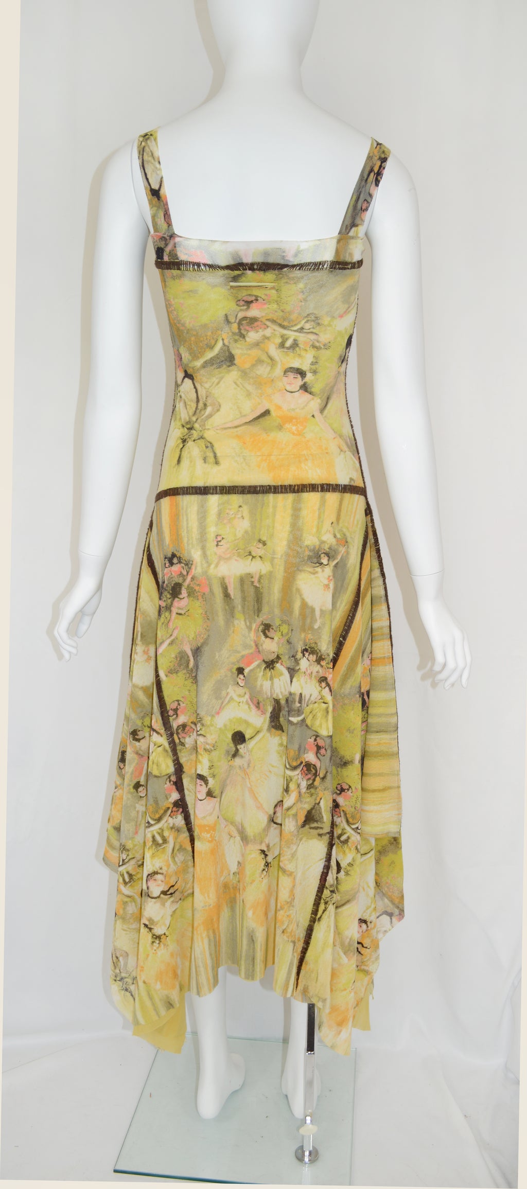 Jean Paul Gaultier Degas Ballerina Print Dress