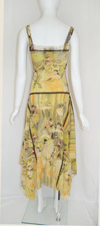 Jean Paul Gaultier Degas Ballerina Print Dress