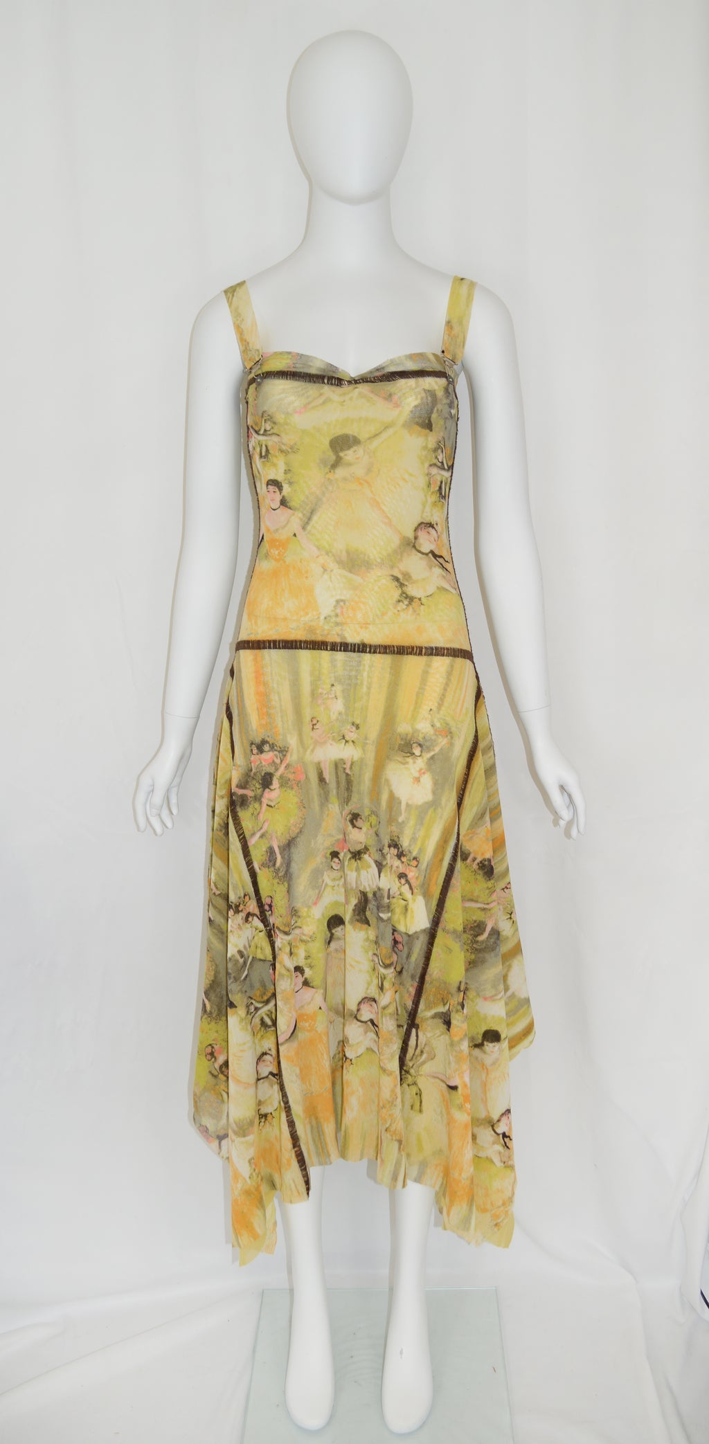 Jean Paul Gaultier Degas Ballerina Print Dress