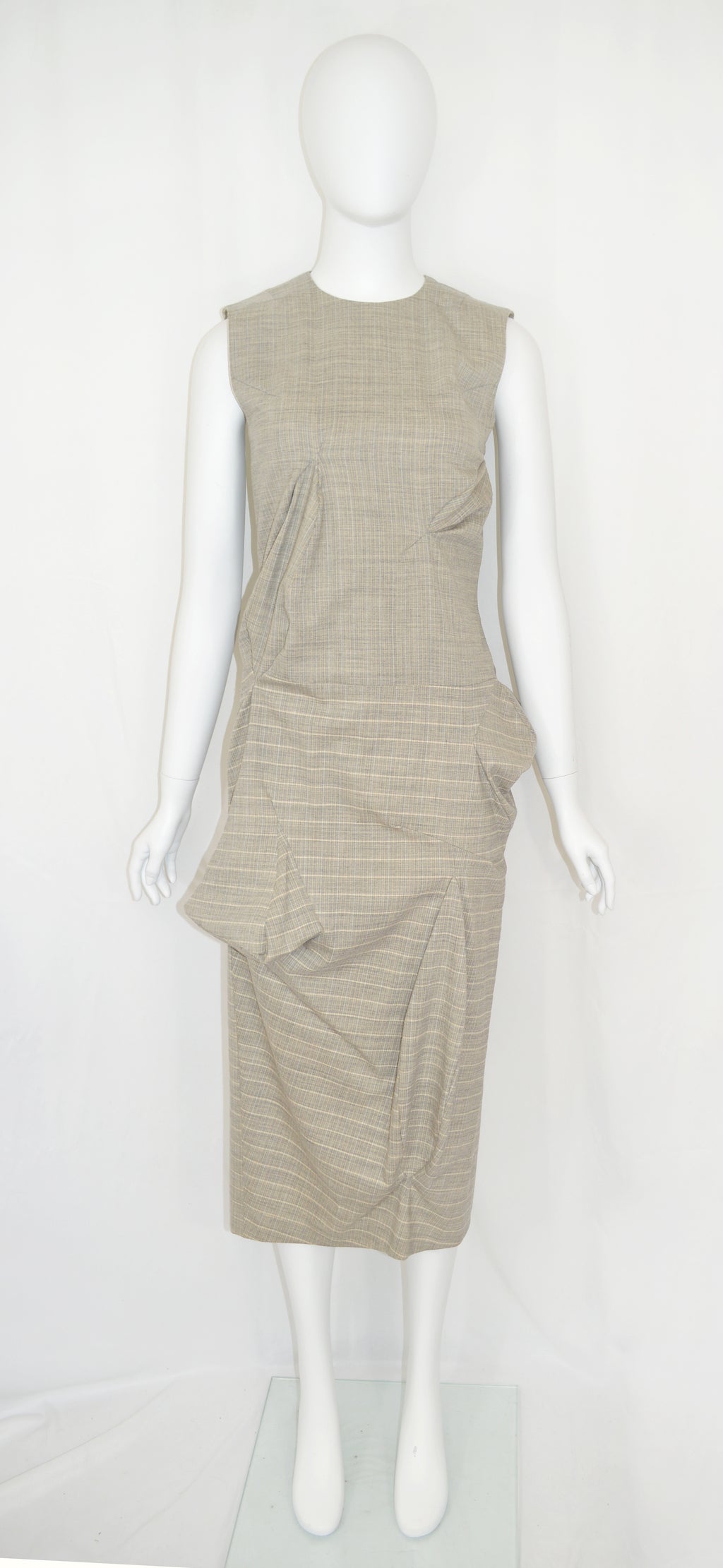 Kensho Deformed Wool Dress