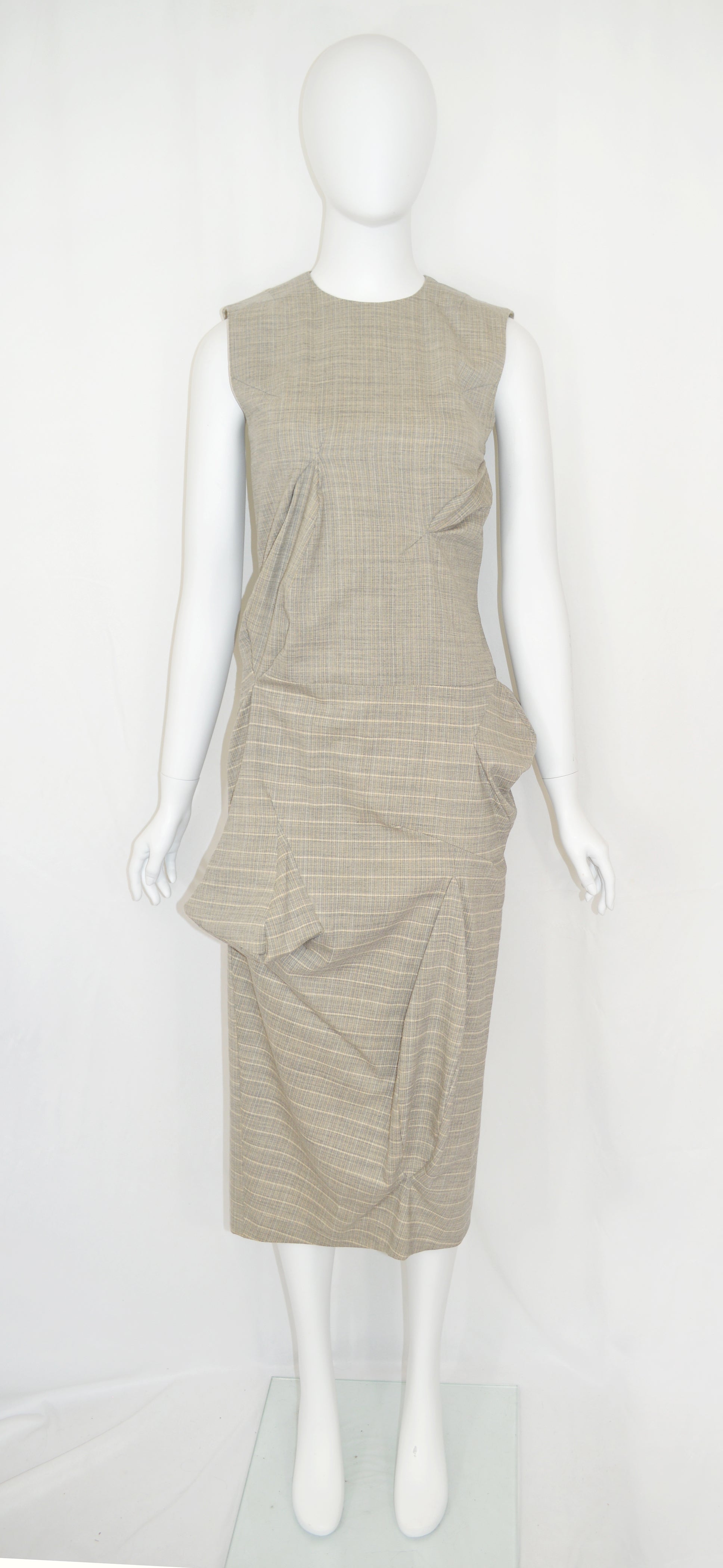 Kensho Deformed Wool Dress