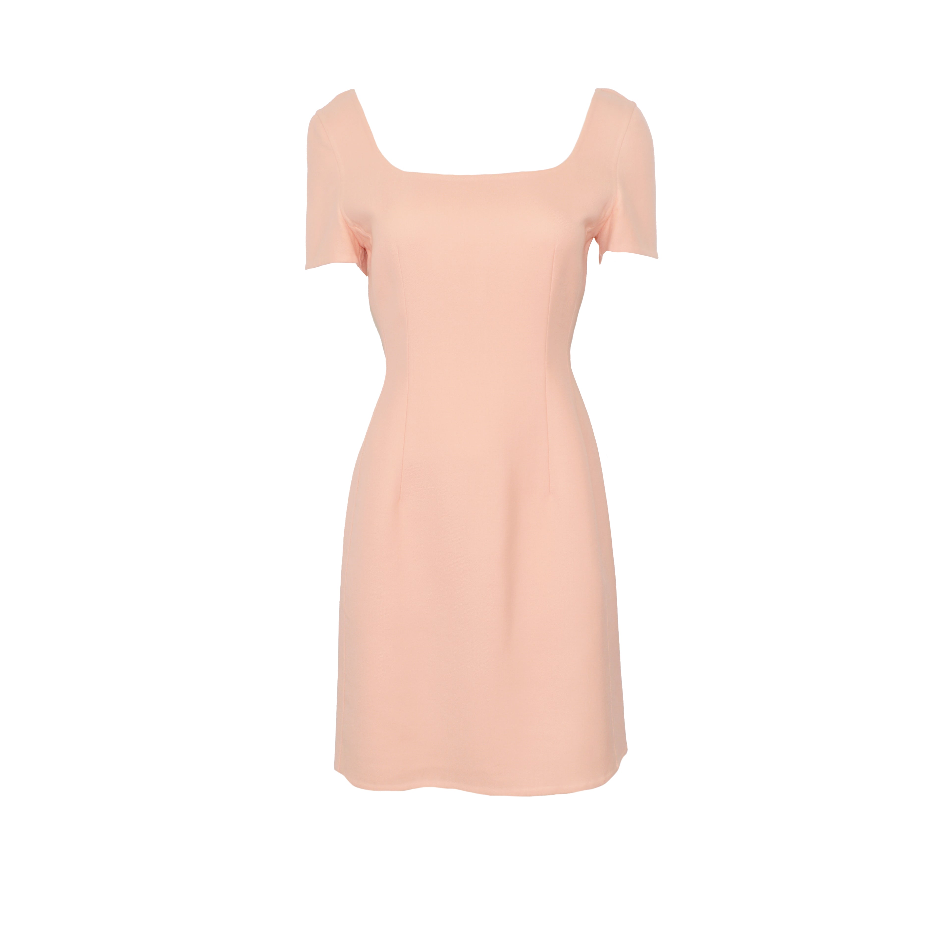 Prada SS 1992 peach wool dress
