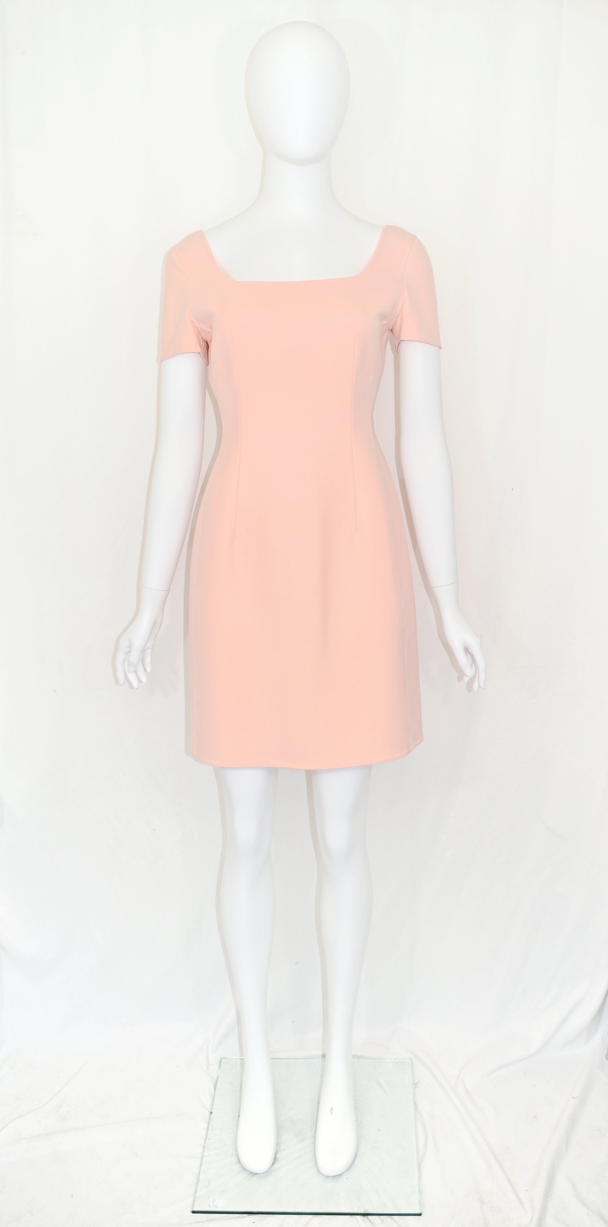 Prada SS 1992 peach wool dress
