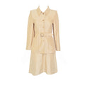 Prada SS 1996 Gold Silk Skirt Set