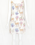 MIU MIU SS 1998 LACE UP Childhood print dress