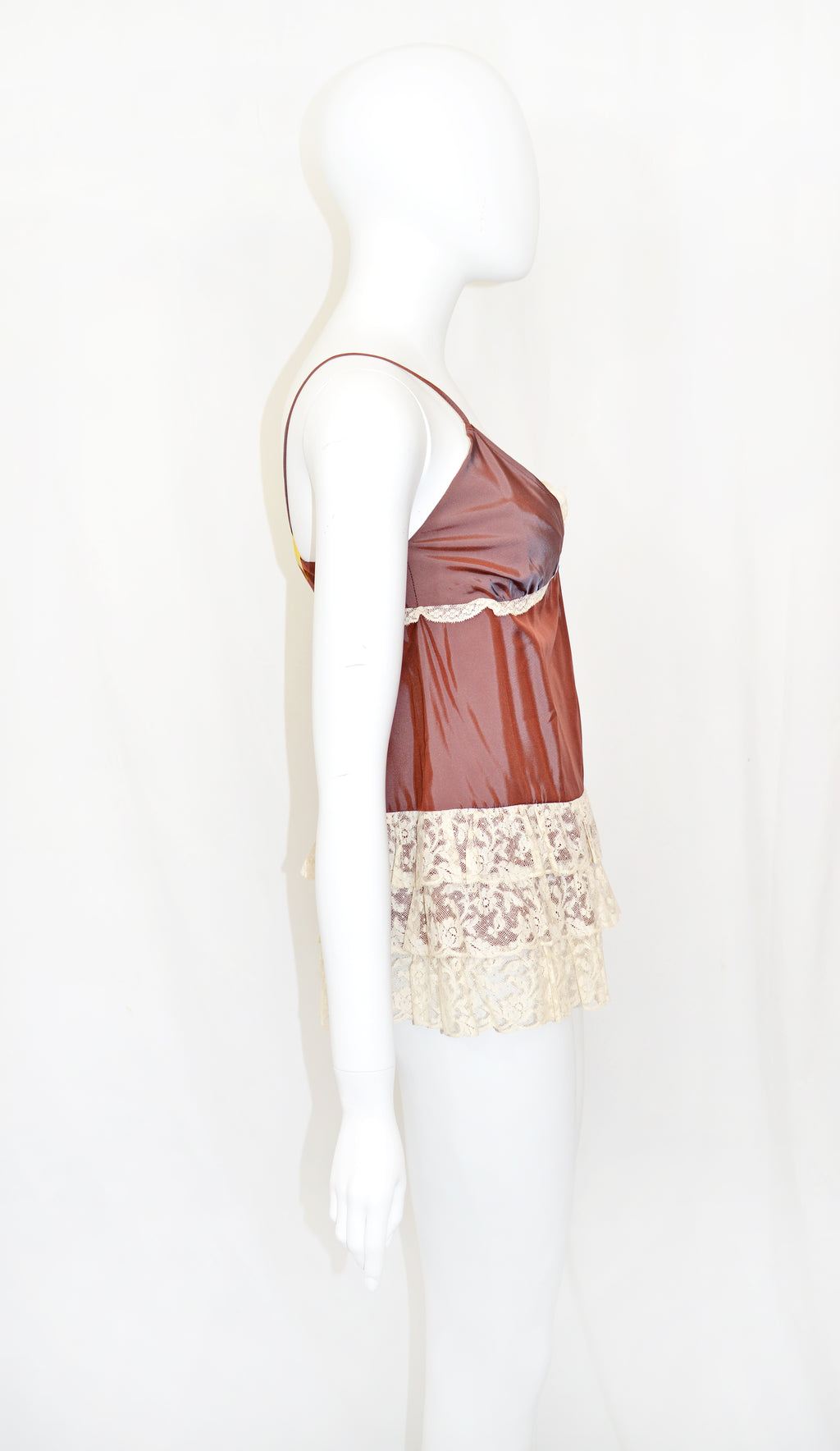 Miu Miu 2004 lace slip tunic