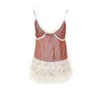 Miu Miu 2004 lace slip tunic