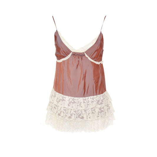 Miu Miu 2004 lace slip tunic