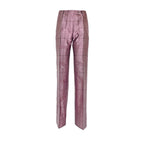 Prada FW 1997 Mauve Grid Trousers