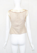 Prada 1998 Rubber top, Ivory