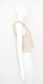 Prada 1998 Rubber top, Ivory