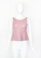 Prada 1998 silk mauve top