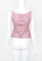 Prada 1998 silk mauve top