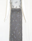 Prada FW 1997 Bead Embellished Tulle Skirt Set