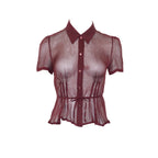 Prada SS 1997 Sheer Blouse