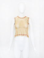 Prada SS 1998 Gold Lurex Top