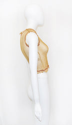 Prada SS 1998 Gold Lurex Top