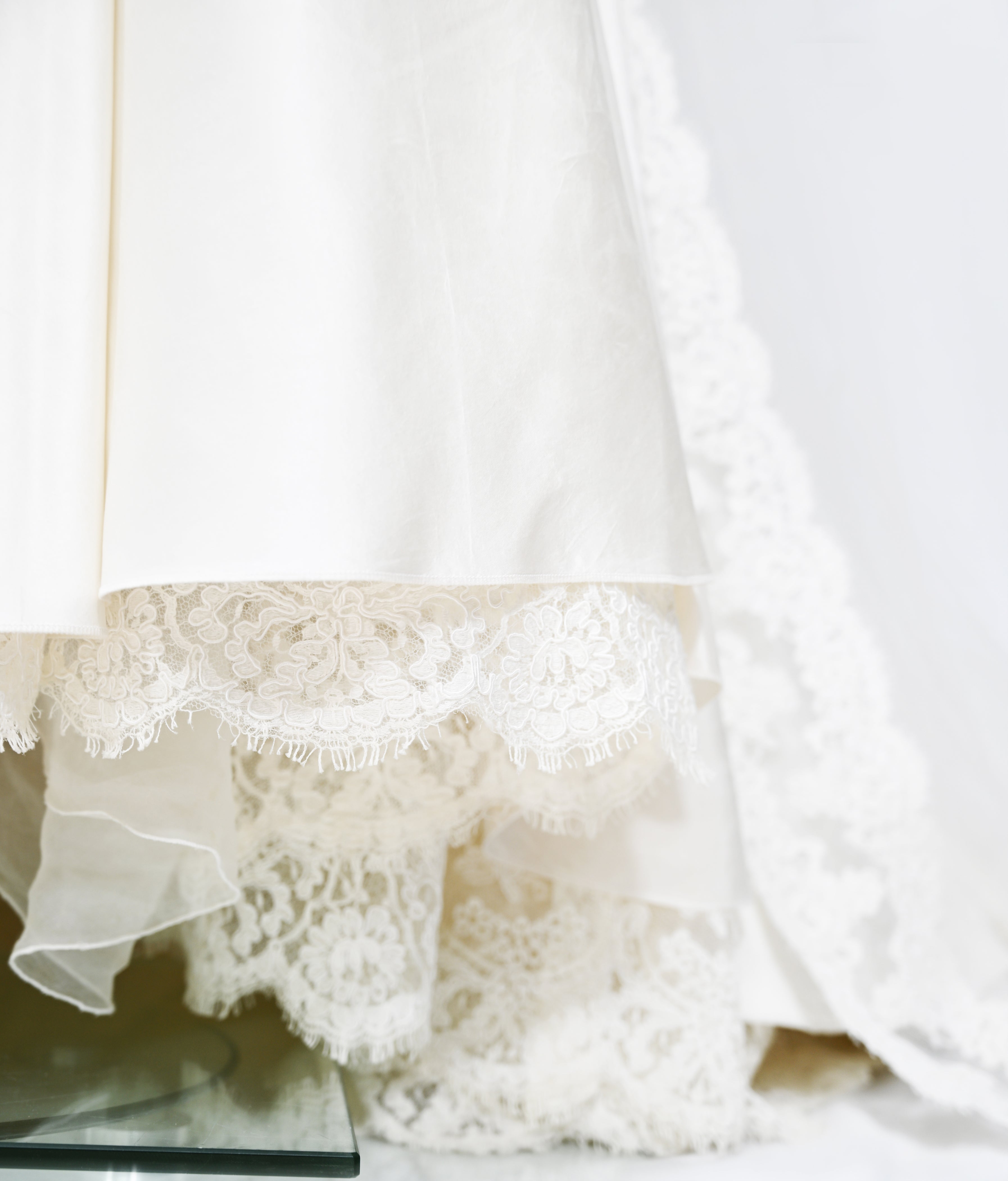 Valentino Sposa Silk Wedding Dress & Cathedral Lace Veil