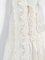 Valentino Sposa Silk Wedding Dress & Cathedral Lace Veil