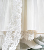 Valentino Sposa Silk Wedding Dress & Cathedral Lace Veil