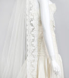 Valentino Sposa Silk Wedding Dress & Cathedral Lace Veil