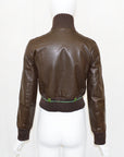 Miu Miu FW 1999 Leather Bomber Jacket