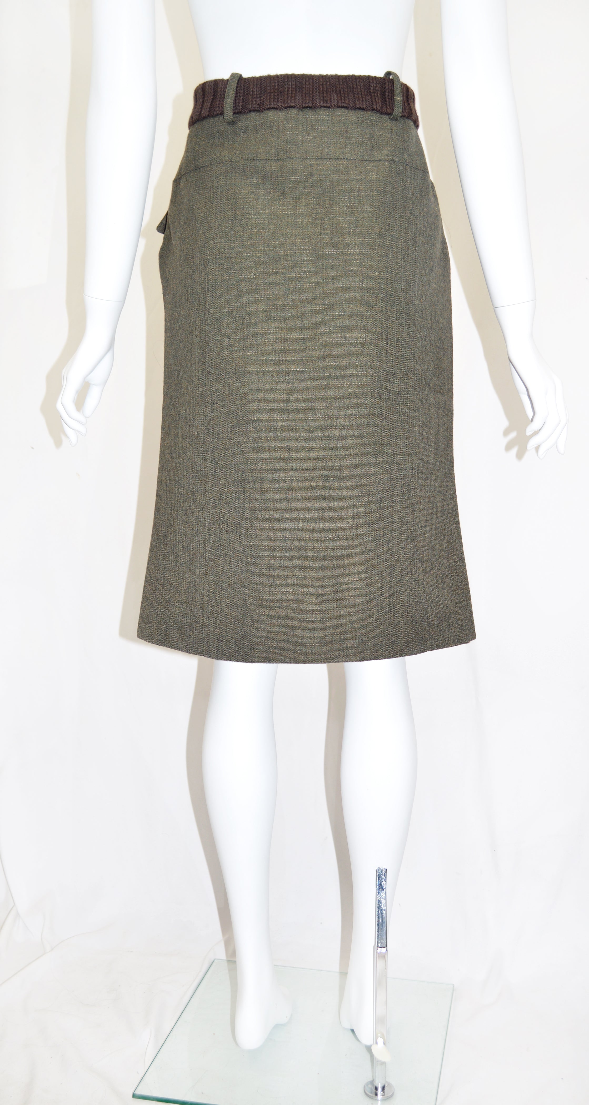 MIU MIU FW99 WOOL SKIRT – Anteactus