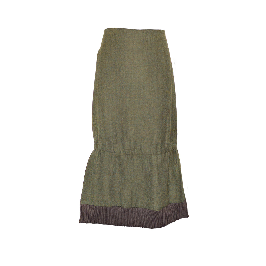 MIU MIU FW 1999 WOOL TECH SKIRT