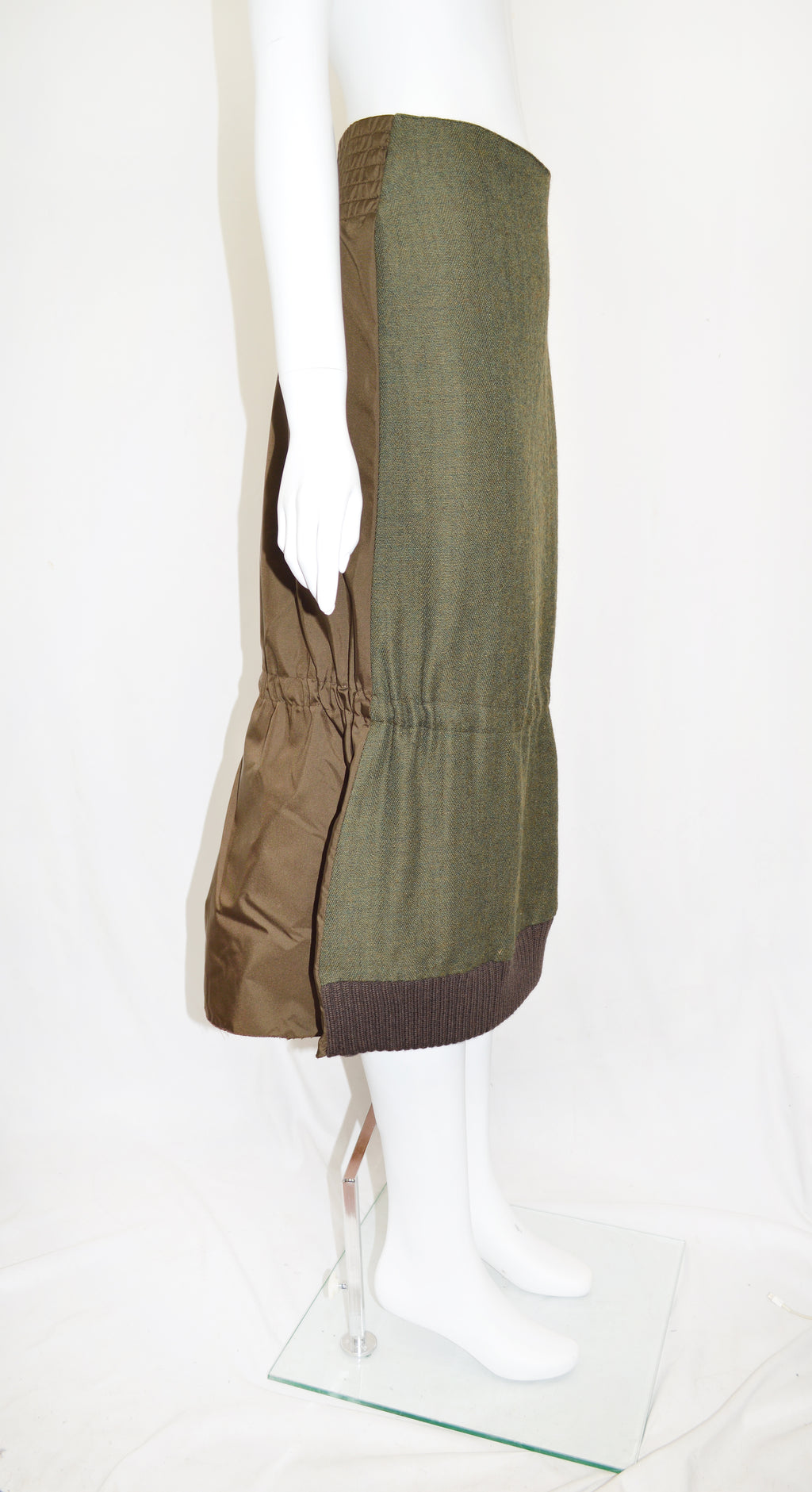 MIU MIU FW 1999 WOOL TECH SKIRT
