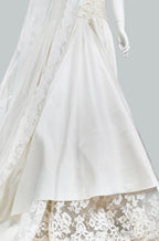 Valentino Sposa Silk Wedding Dress & Cathedral Lace Veil