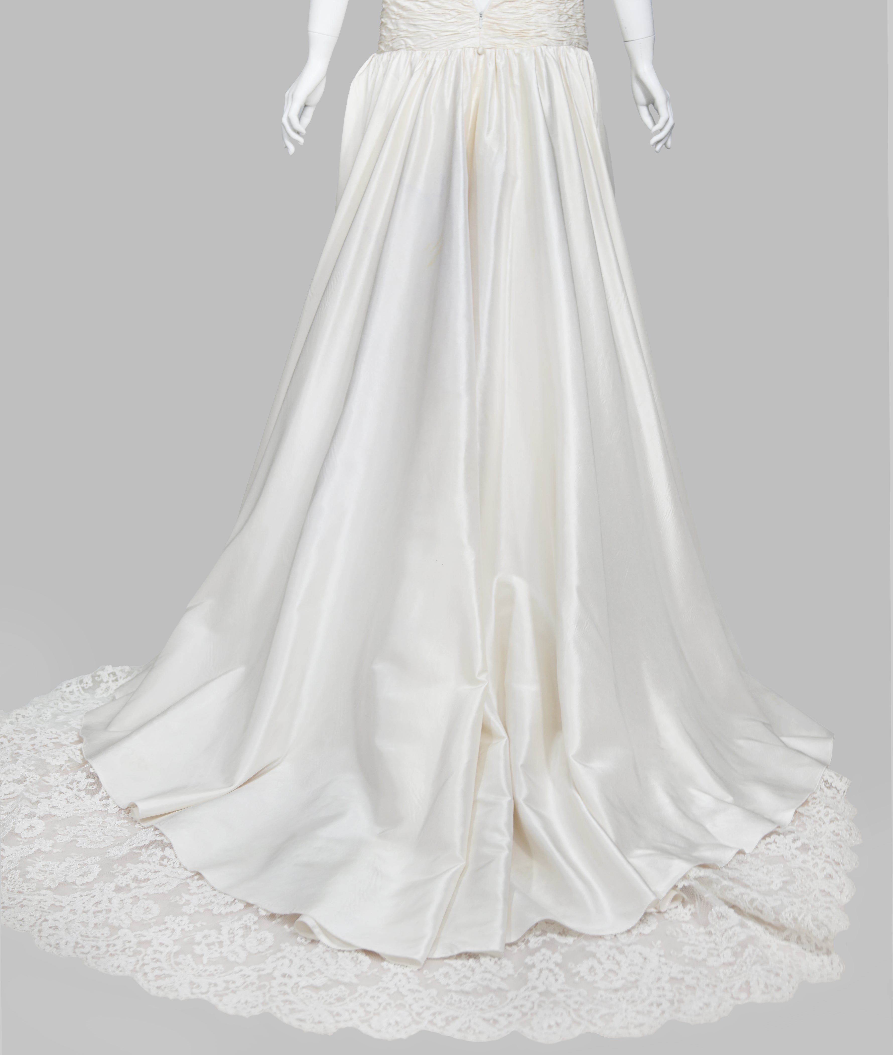 Valentino Sposa Silk Wedding Dress & Cathedral Lace Veil