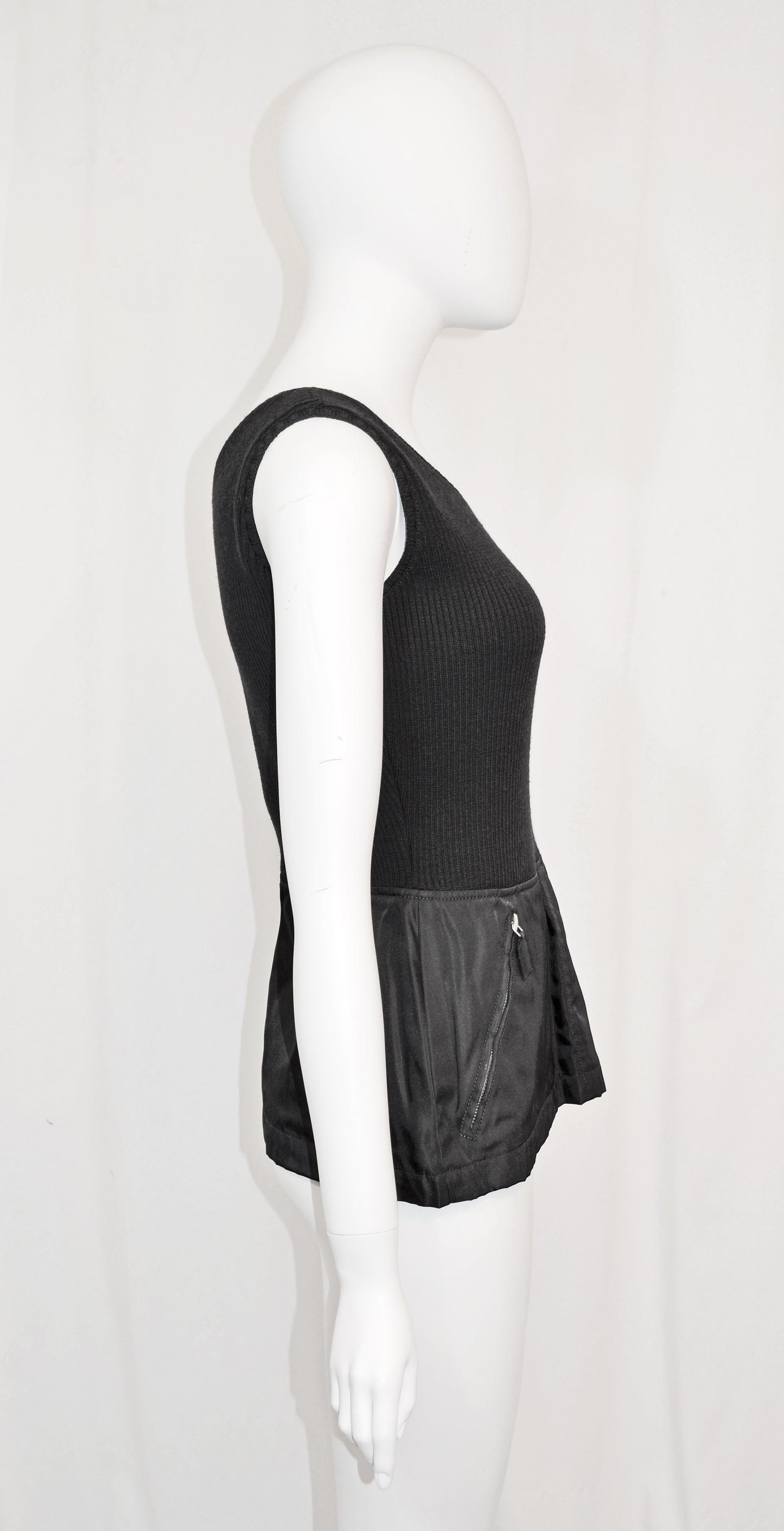 Prada 1994 Wool Nylon Blouse