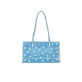 Miu Miu 1999 mesh bag with leather flower applique